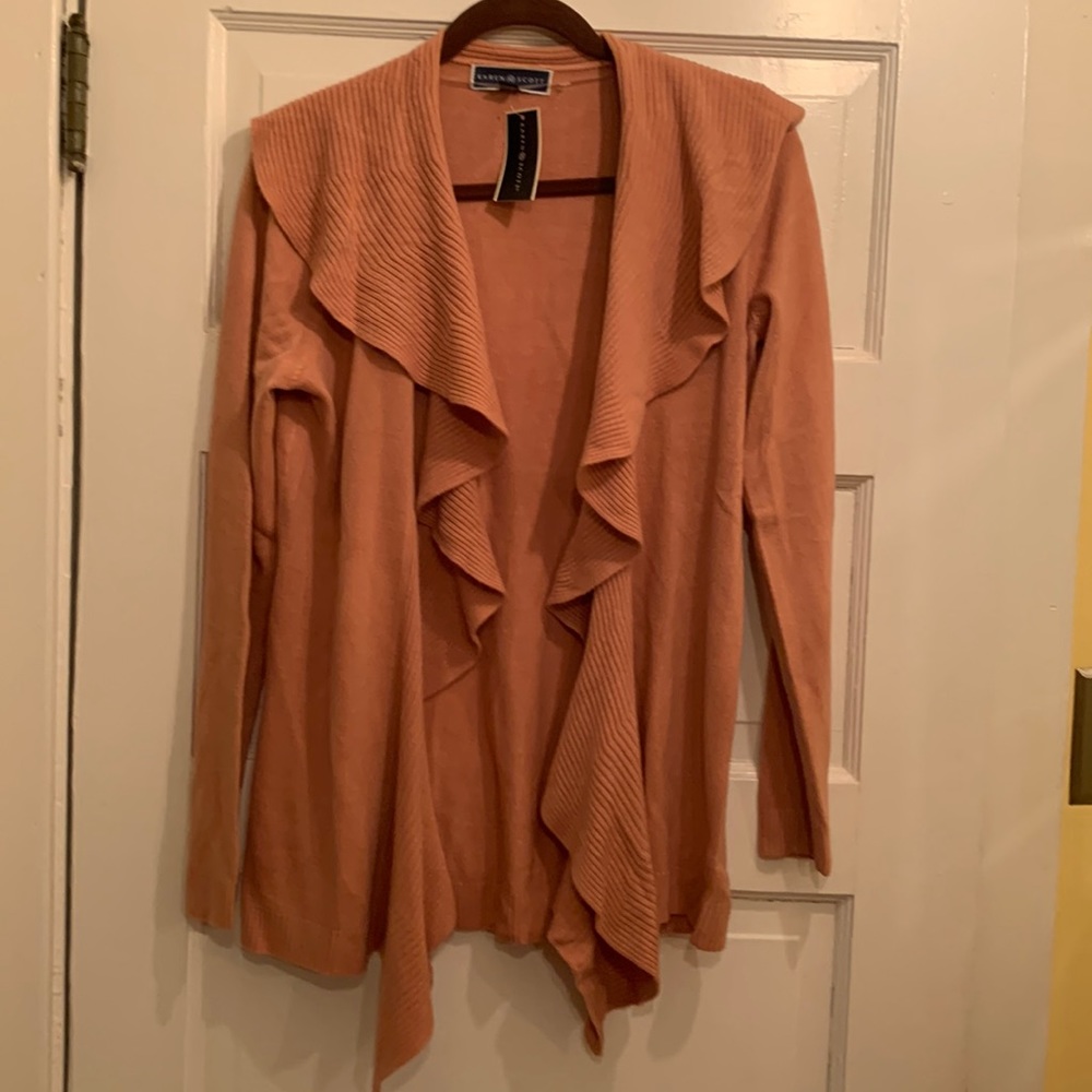 Karen Scott cardigan. NWT